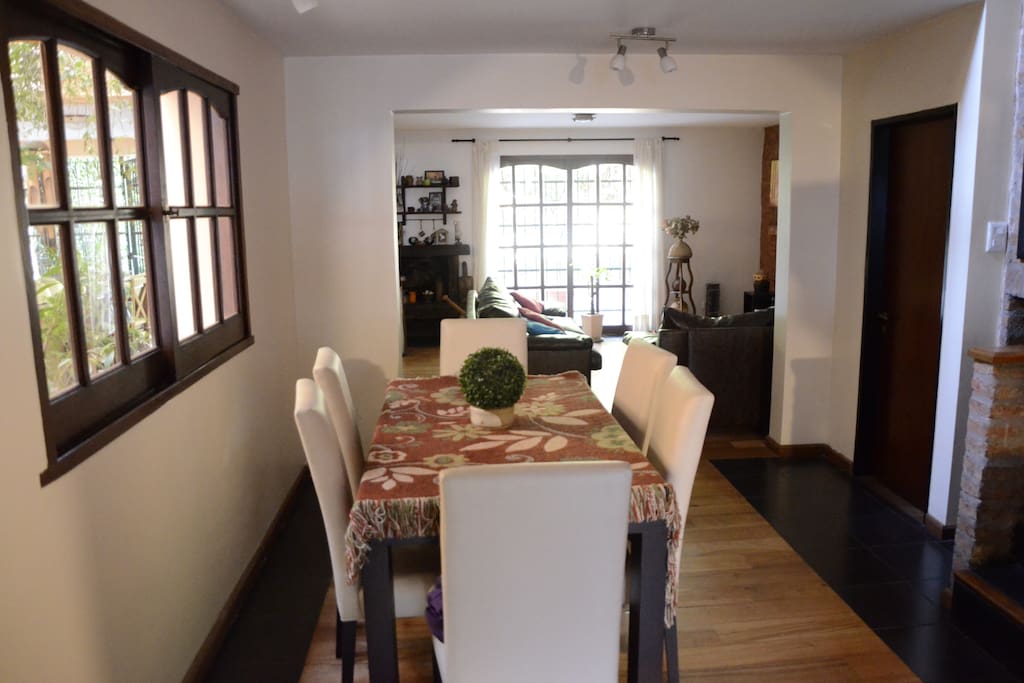 Dinning and living rooms
