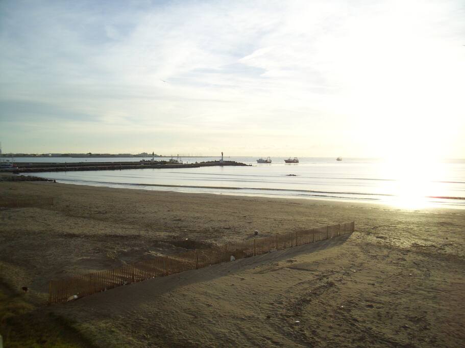 Vu panoramique dégagée du balcon
