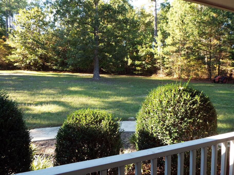View from front porch