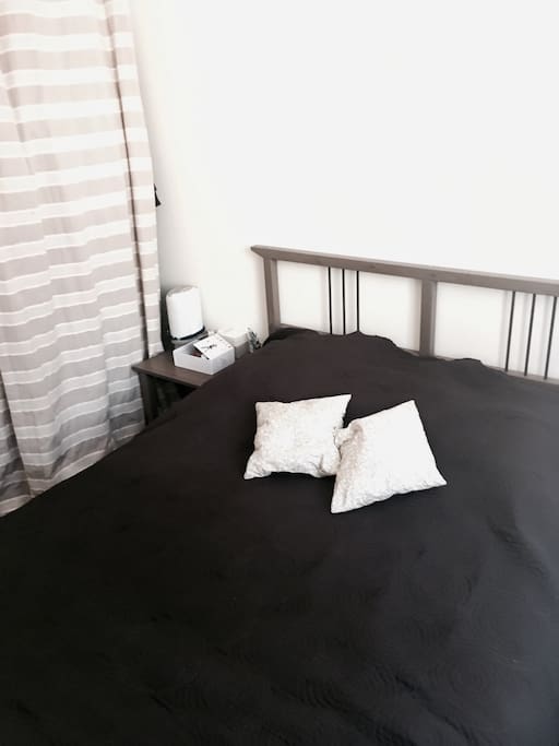 La chambre, petite mais confortable