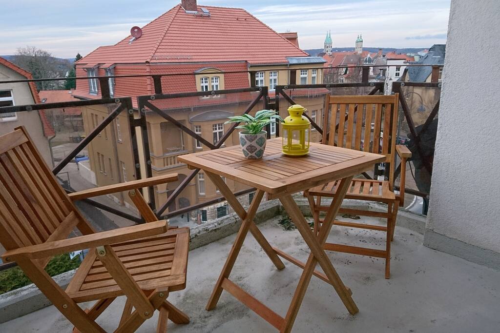Dachterrasse mit Blick auf den Naumburger Dom