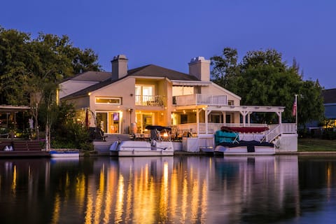 Waterfront Lake House in Orange County