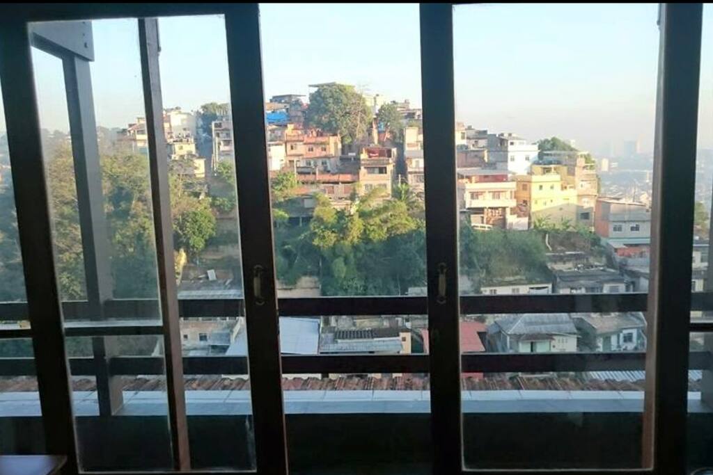 The view from the living room.