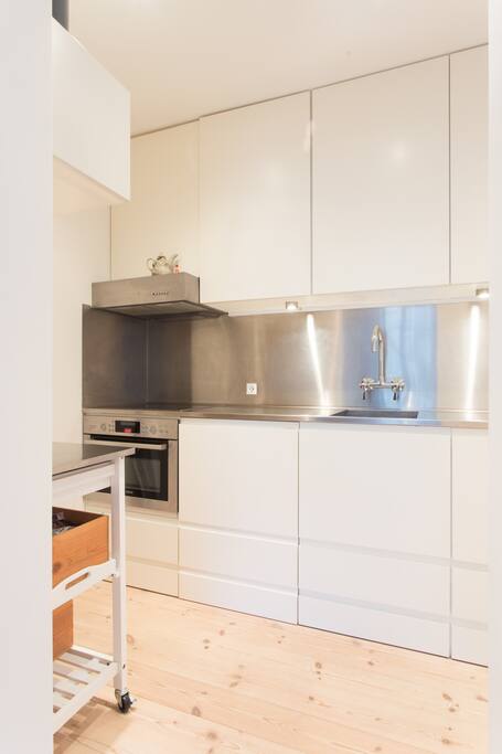 Kitchen with all kitchenware