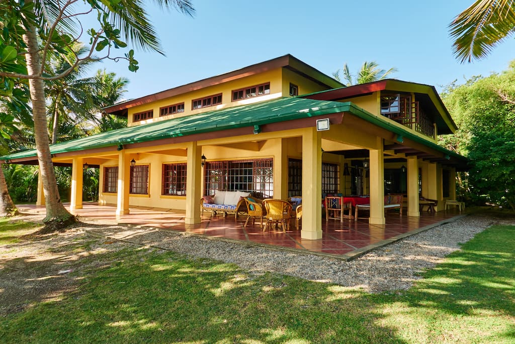 a 2 story beach house