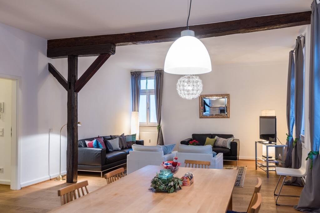 dining and living area