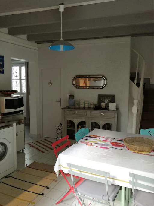 espace cuisine salle à manger