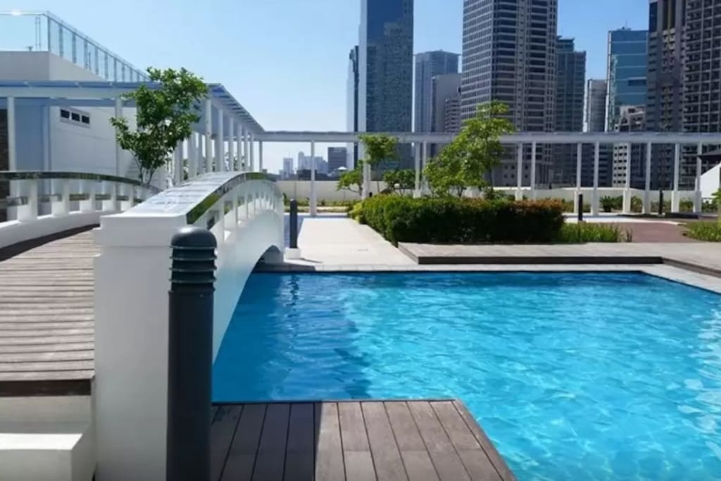 Landscaped Pool Area (4 pools)