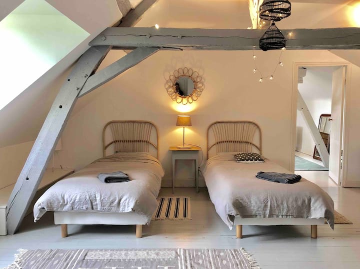 Hus #1: Krydser sovesal - 4 enkeltsenge (23 m2)