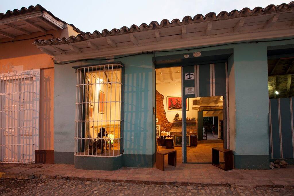Facade at sunset