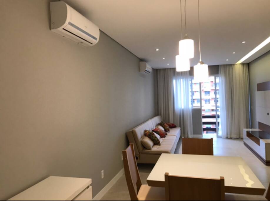 sala com ar condicionado
