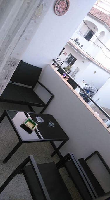 Terraza principal exterior.