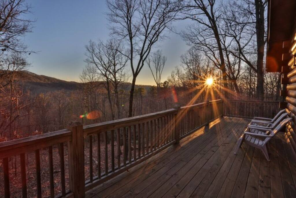 Sunset at Hilltop Hideaway