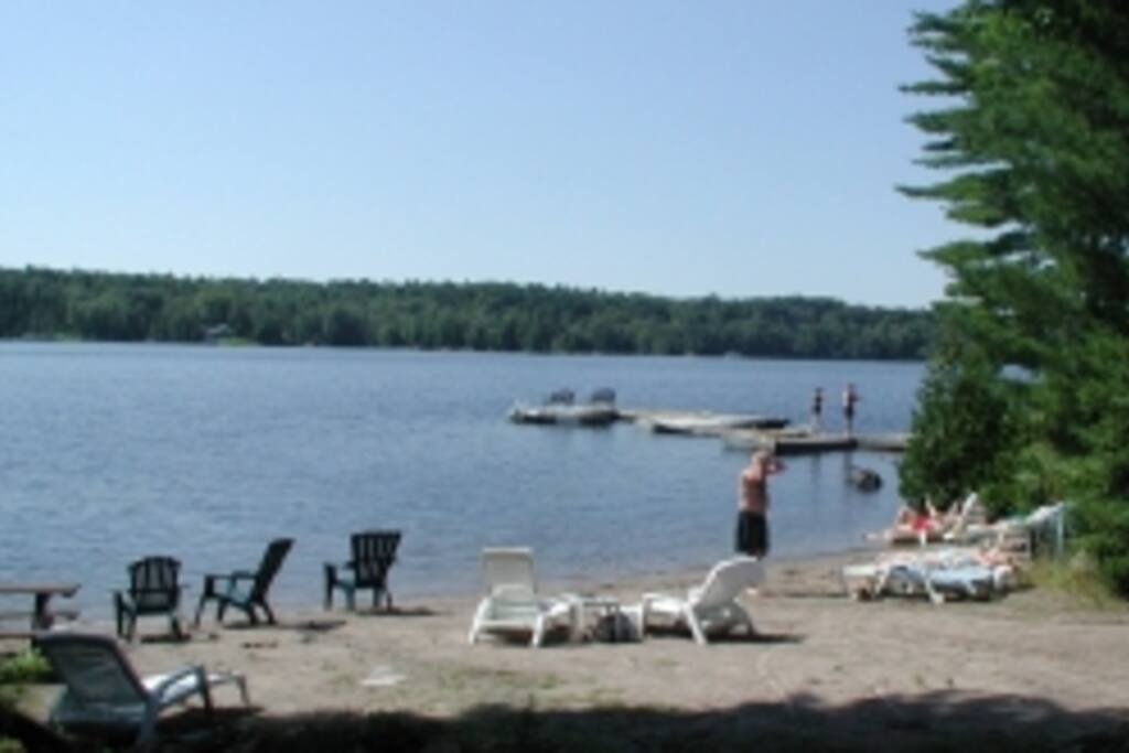 Our private beach