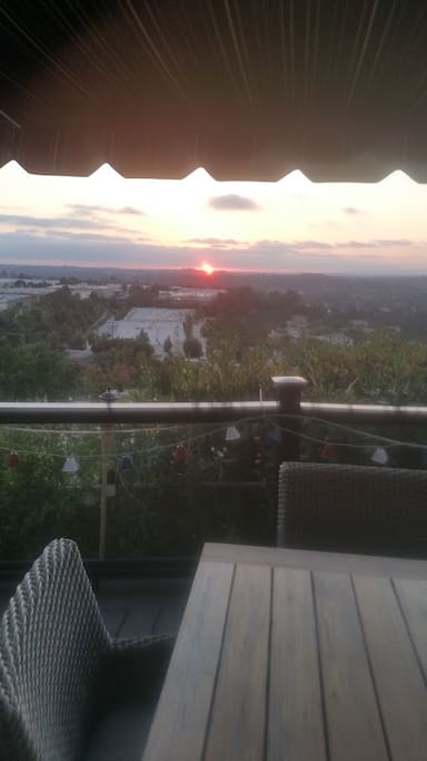 We enjoy beautiful sunsets!!