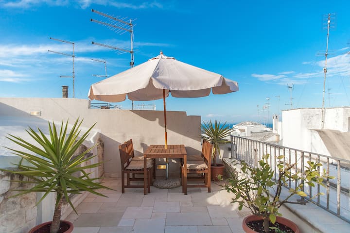 Elegant House Rome in Center Ostuni Terrace + View