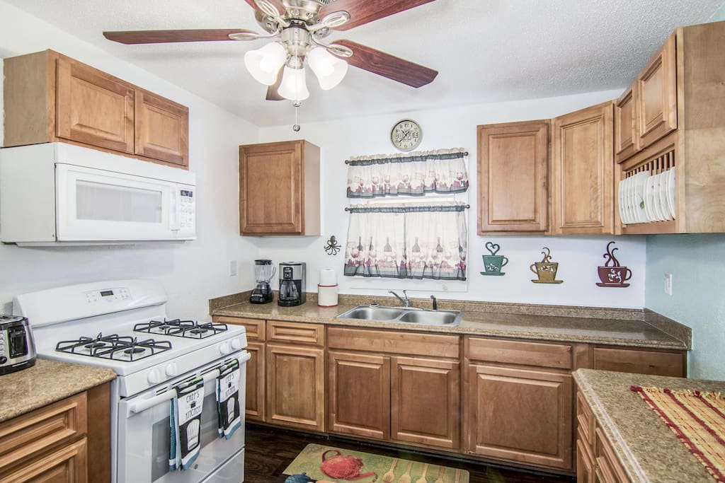 Kitchen with New Gas Stove/Oven