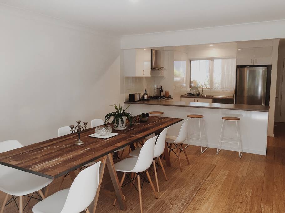 Kitchen and dining room