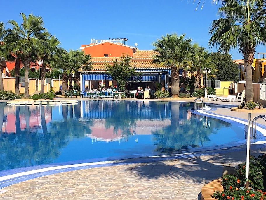 Large swimming pool