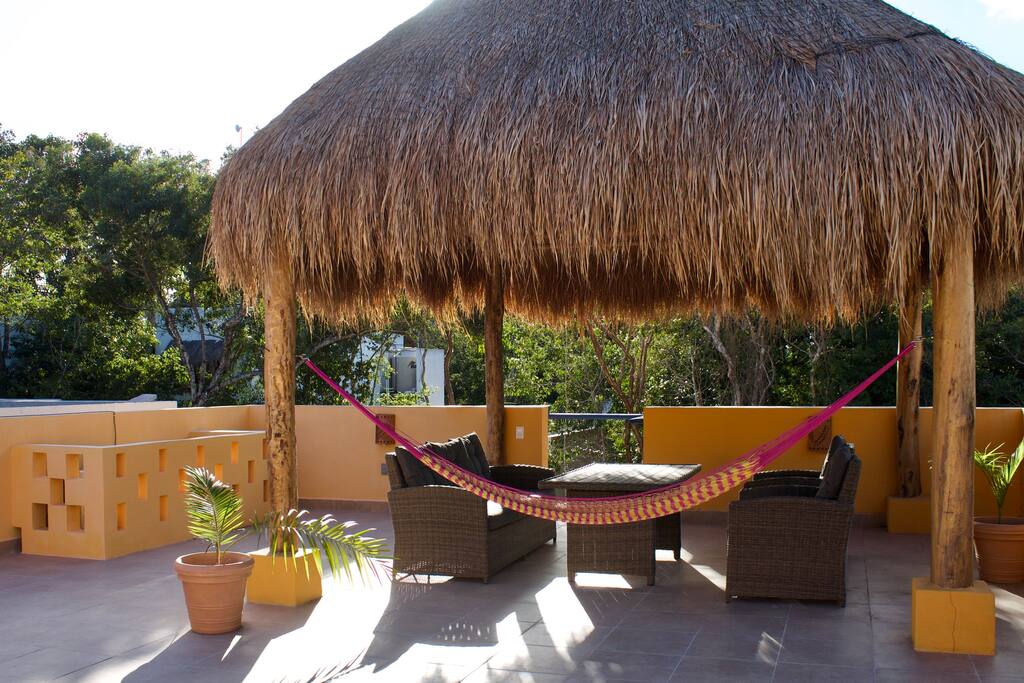 Rooftop lounge
