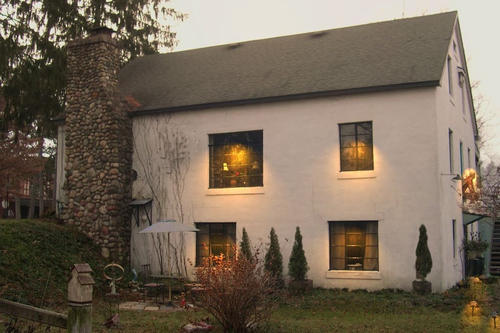 Side view of the house
