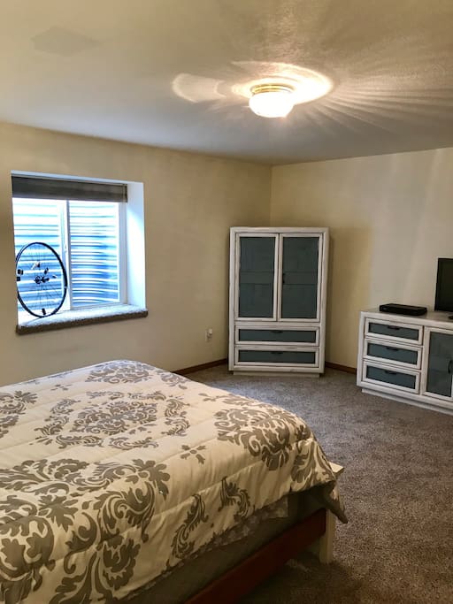 Plenty of room to stretch and large furniture to store your clothes