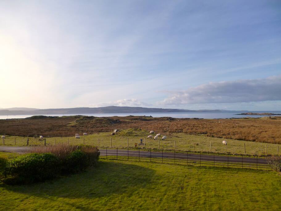 Looking out, towards Mull.