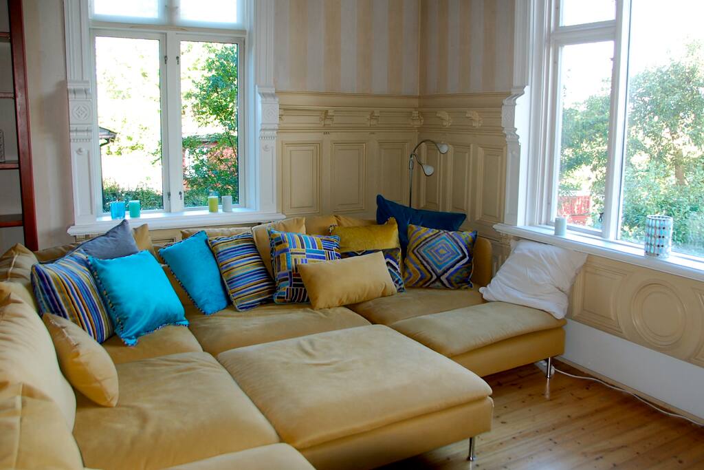 Huge sofa... can be used as extra (kids) bed if necessary