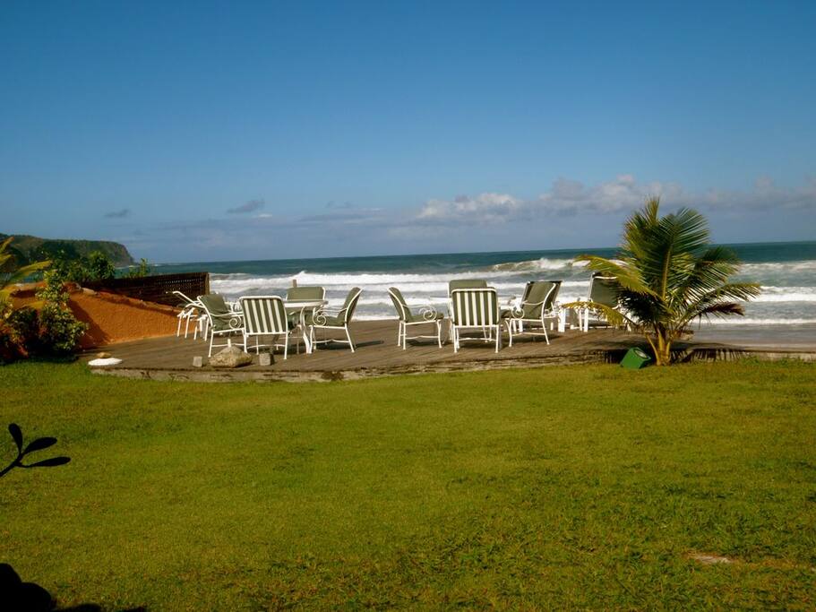 Jardim deck praia