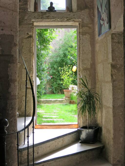 Accès au jardin
