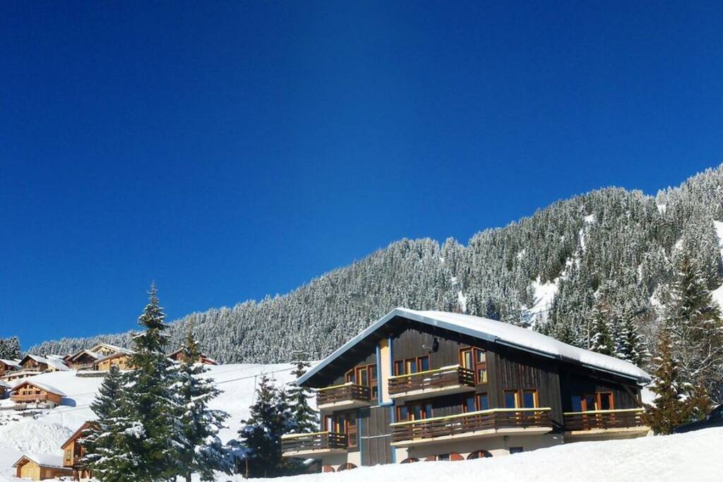 le chalet en hiver