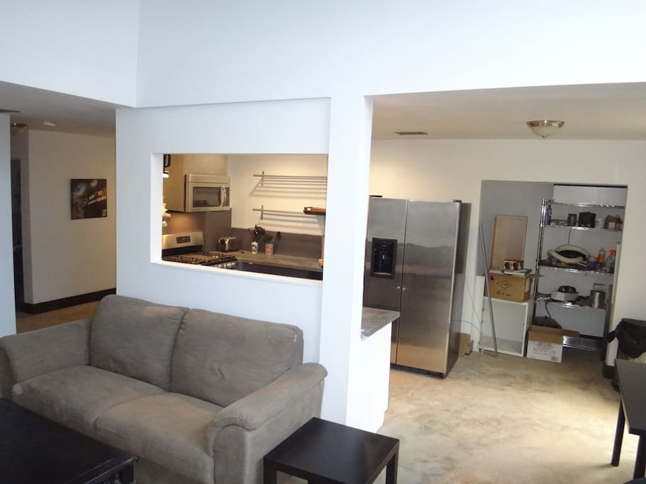 Furniture isn't super high end, but it's comfortable!
