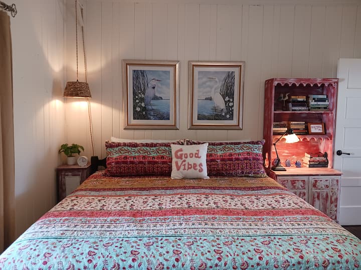 Bedroom with king bed