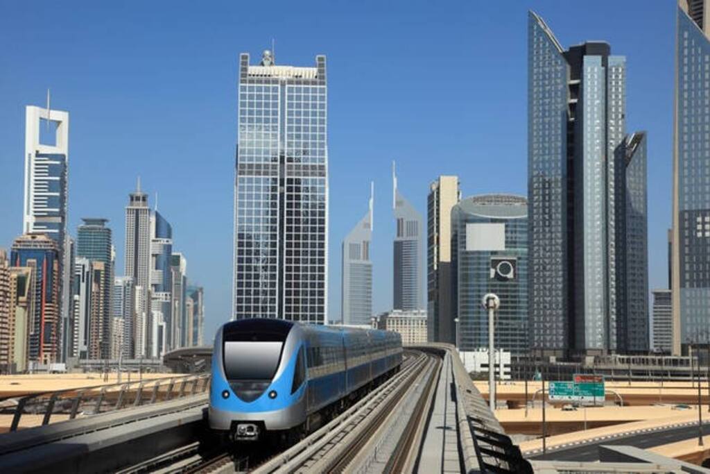 Metro Railway next to the building