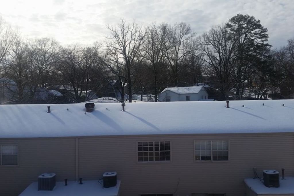 Beautiful view from your bedroom window to greet your day