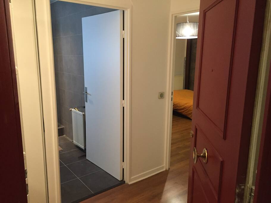 Entrée dans l'appartement