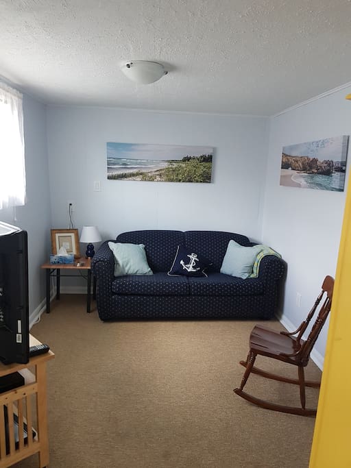 Living room with double hideabed