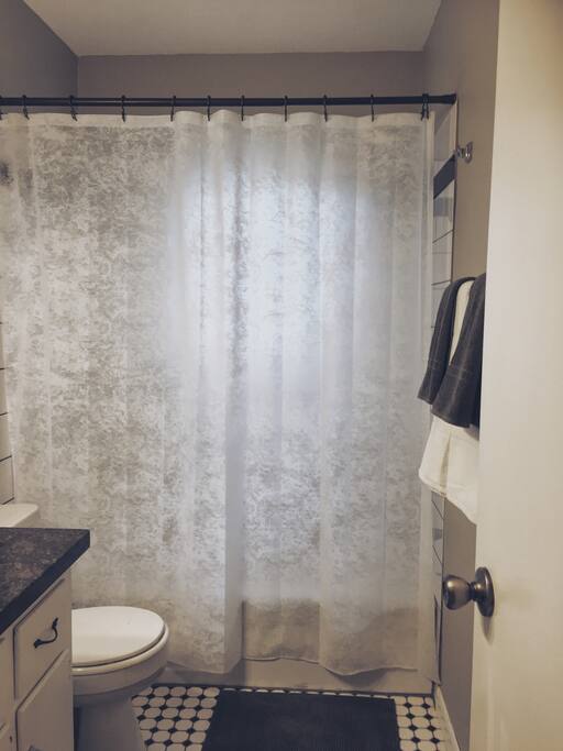 Private guest bathroom