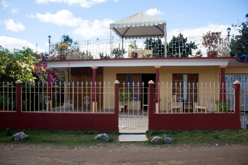 frente de la casa