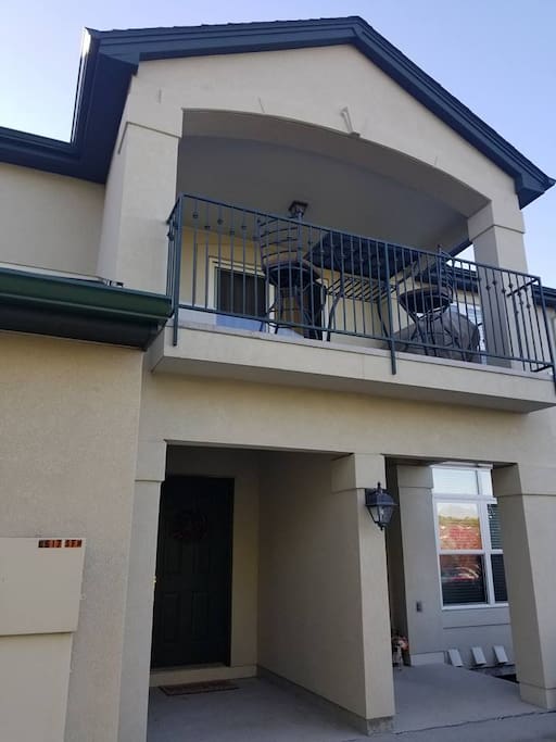 Second Floor balcony with views