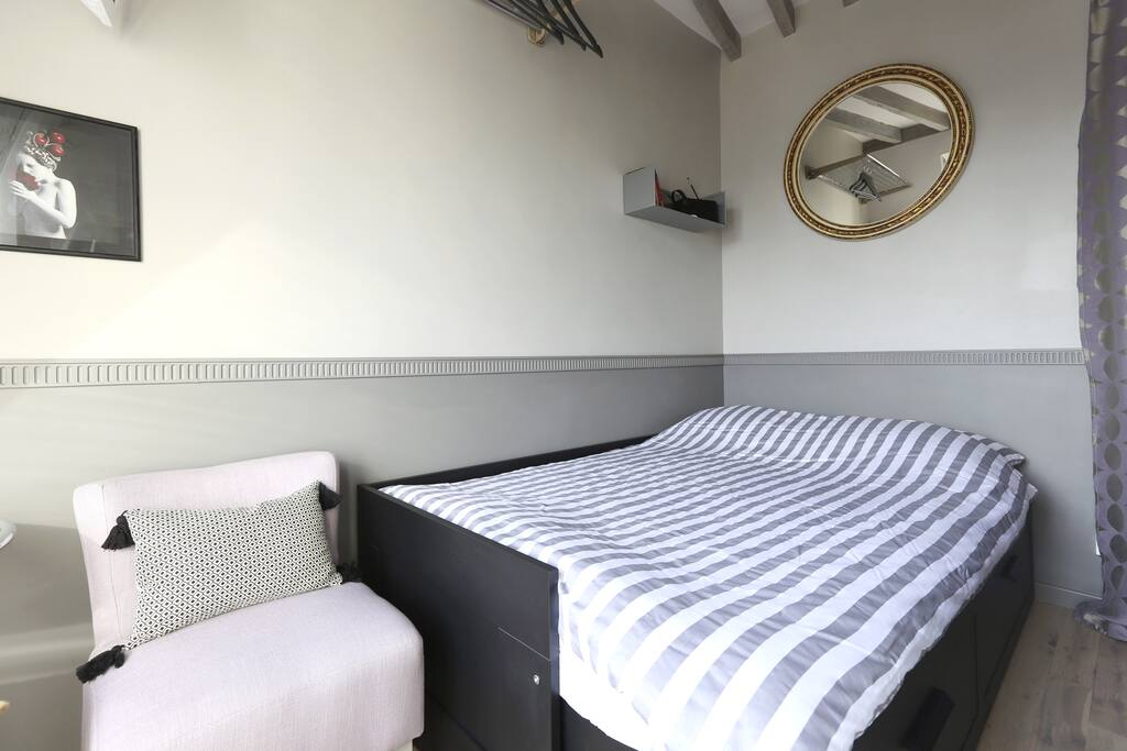 comfortable bed