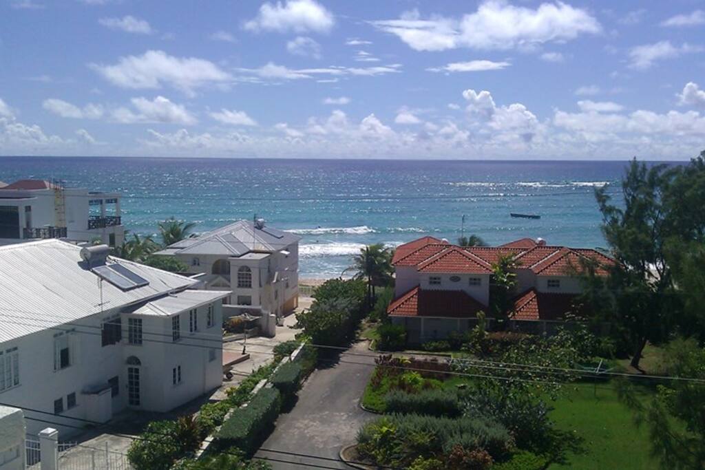 View from roof terrace