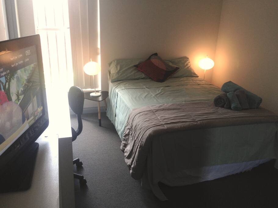 Bedroom #2
•Double bed •desk •wardrobe •storage • TV