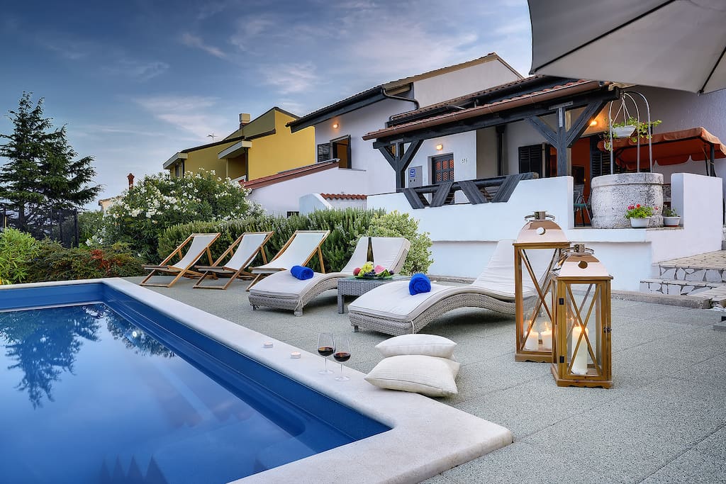 Sunset at your villa...