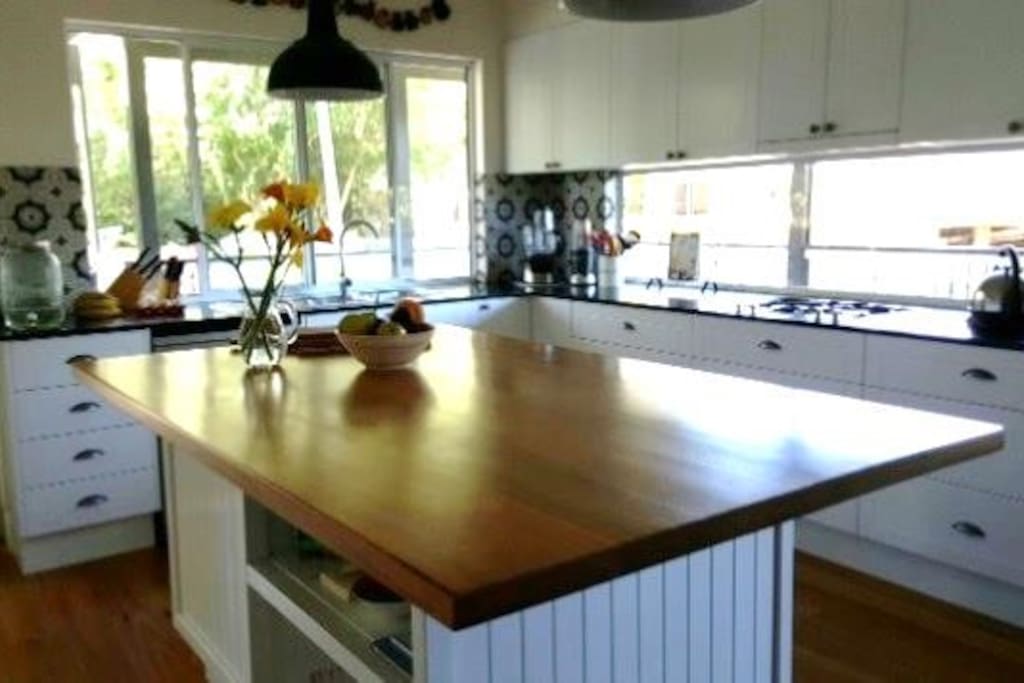 Fantastic kitchen with river views