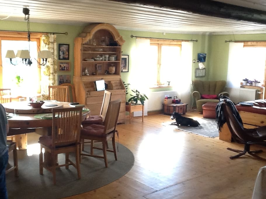 Spacious living room