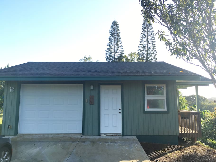 Studio bungalow on right