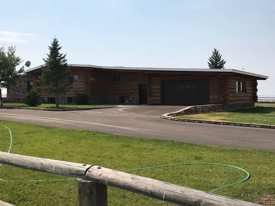 front drive into property