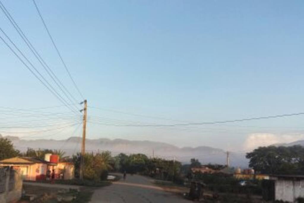 Vista al amanecer