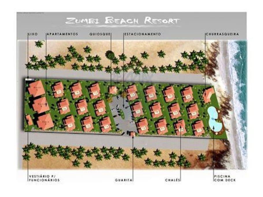 Our house is on the third row from the left.